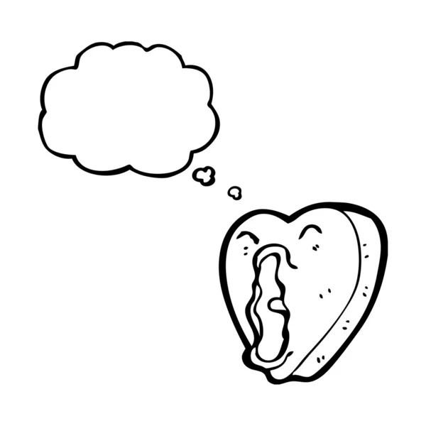 Grappige hart — Stockvector