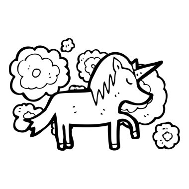 güzel bir tek boynuzlu at