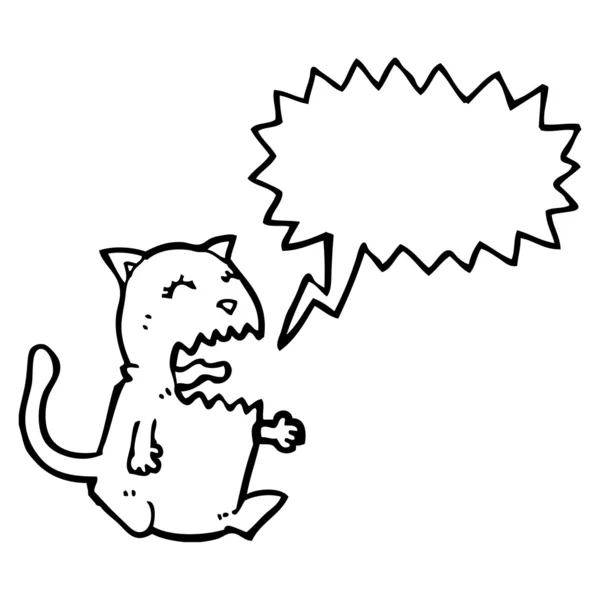 Gato enojado — Archivo Imágenes Vectoriales