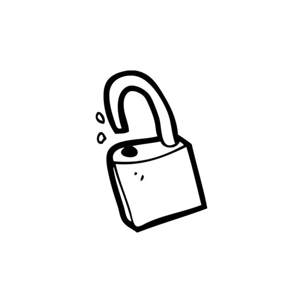 Padlock — Stock Vector