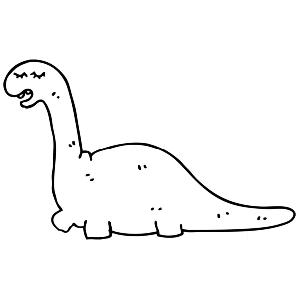 Dinosaure sympathique — Image vectorielle