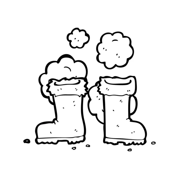 Winter boots cartoon Stock Vector Image by ©lineartestpilot 14928199