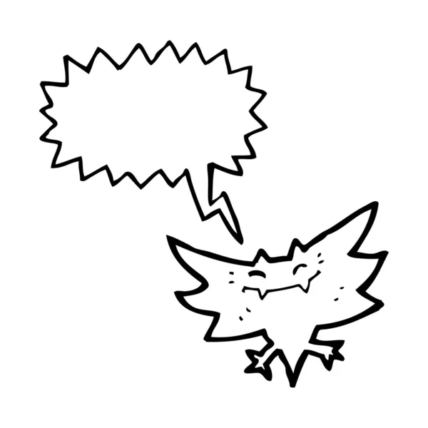 Chauve-souris vampire sympathique — Image vectorielle