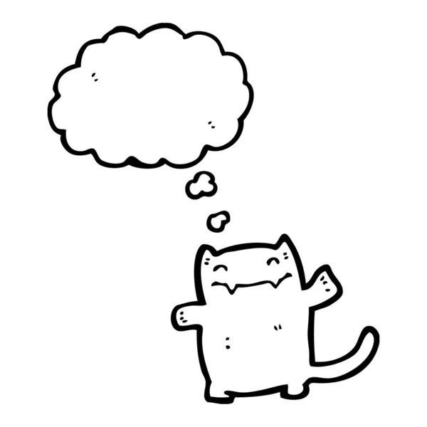 Petit chat agitant — Image vectorielle