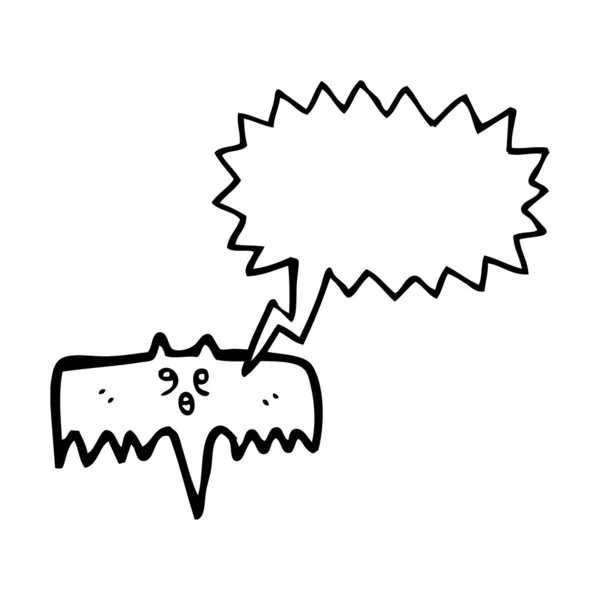 Crier chauve-souris vampire — Image vectorielle