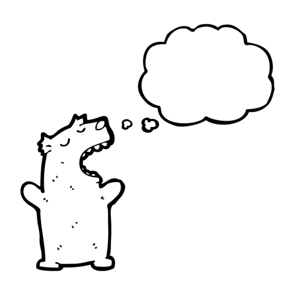 Funny little bear — Stock Vector
