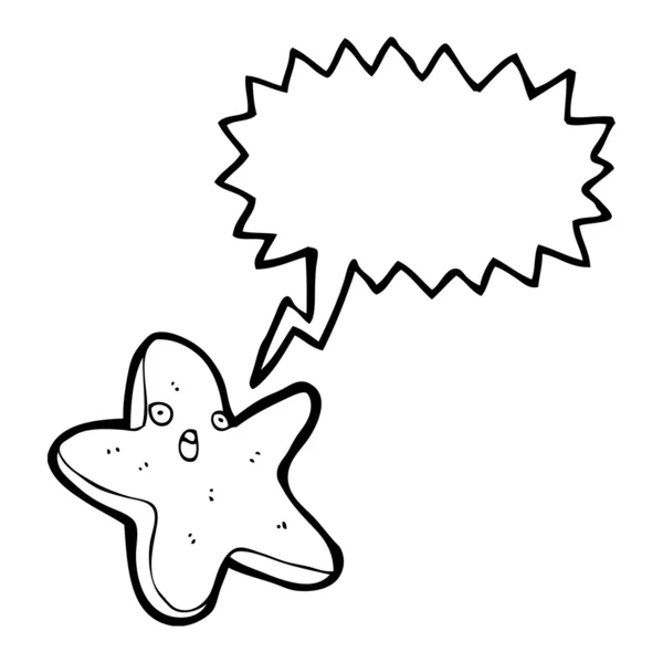 Étoile de mer choquée — Image vectorielle