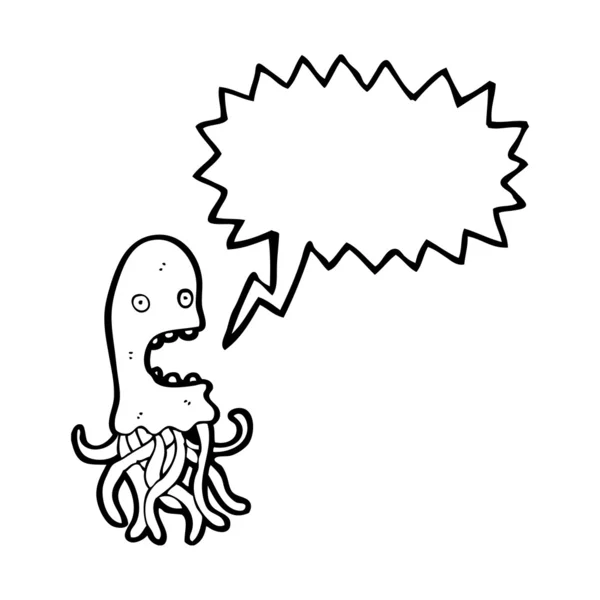 害怕的水母 — 图库矢量图片