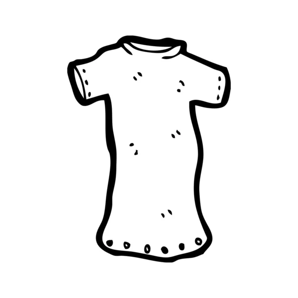 T-shirt vestido —  Vetores de Stock