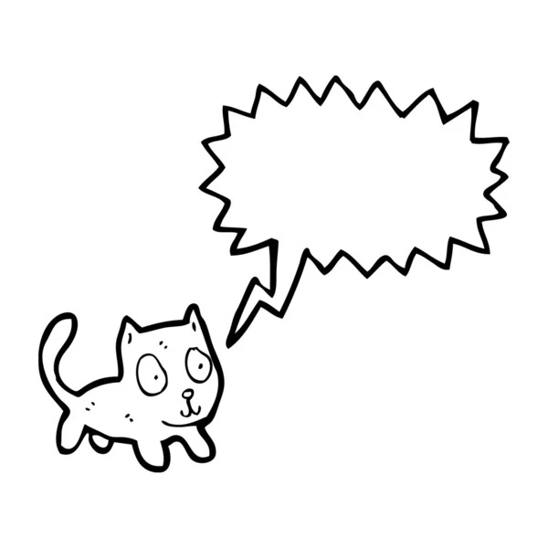 Gato sorprendido — Vector de stock