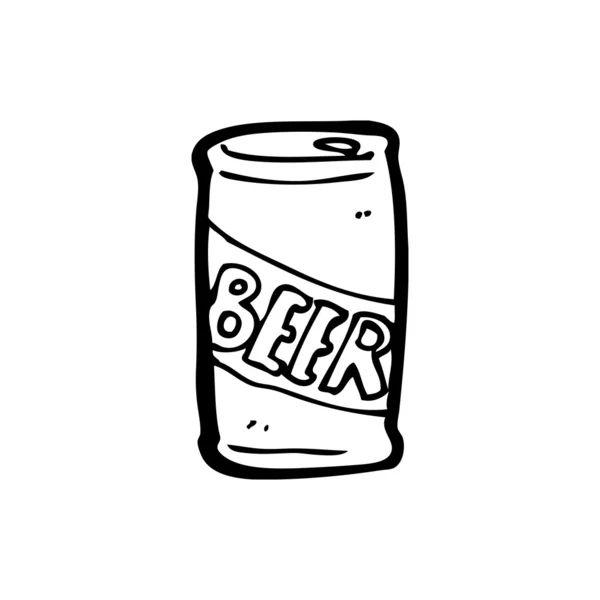 Blikje bier — Stockvector