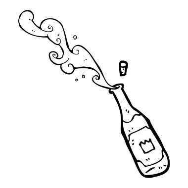 Şampanya püskürtme attı