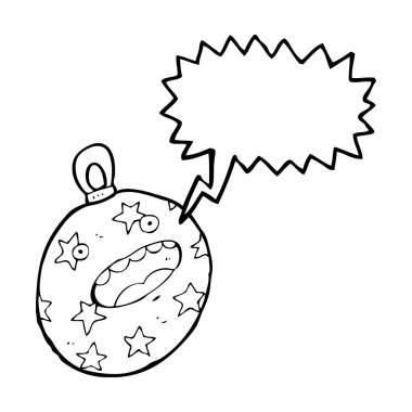 Noel biblo ile konuşma balonu