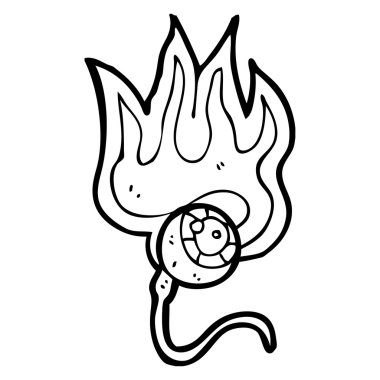 Brüt halloween göz küresi