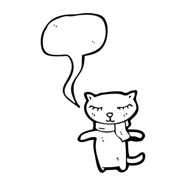 güzel kedi giyim eşarp