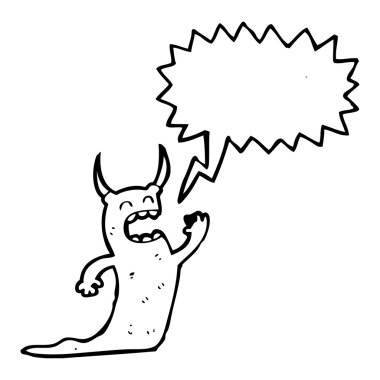 Şeytan ile düşünce balonu