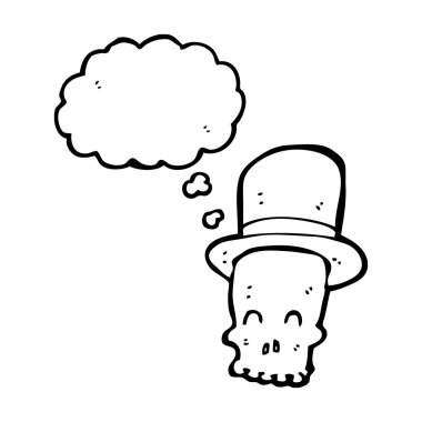 spooky halloween skull