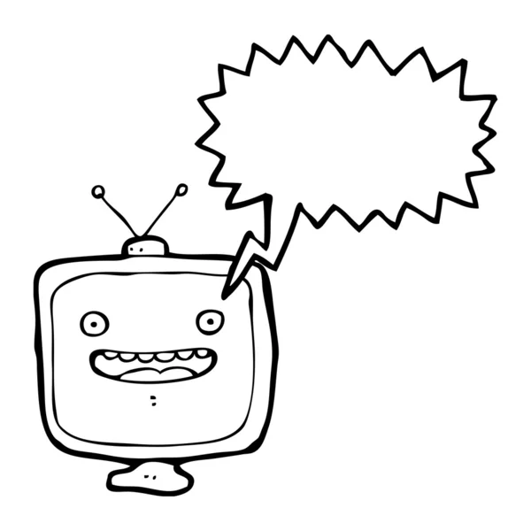 Happy television — Stock Vector
