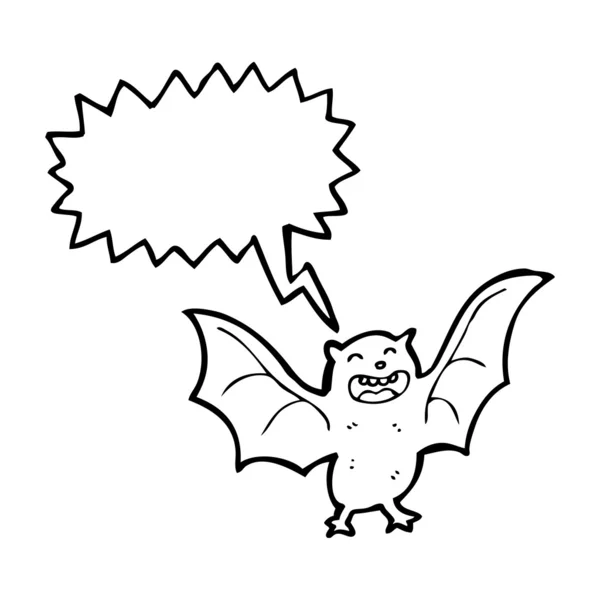 Morcego assustador de Halloween — Vetor de Stock