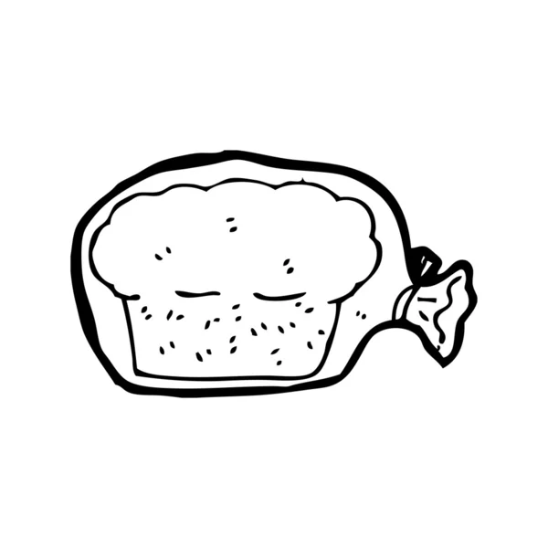 Bread in bag — Stock Vector