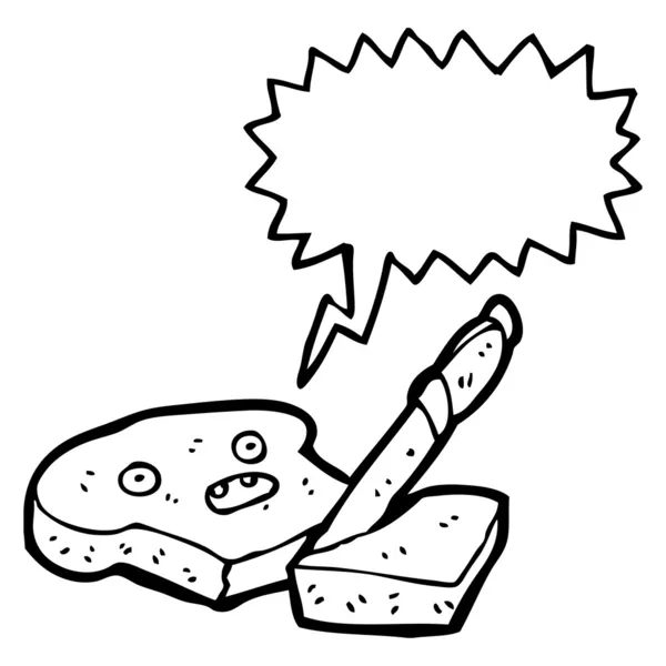 Verrückter Toast — Stockvektor