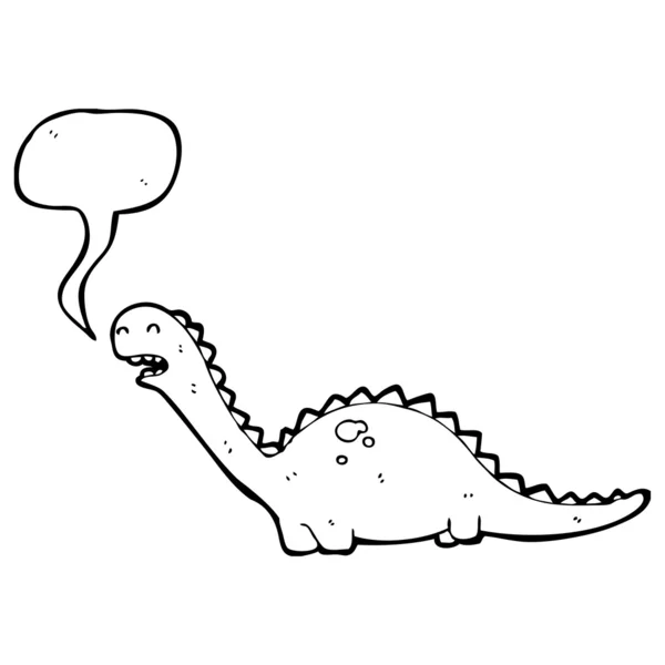 Talande dinosaurie — Stock vektor