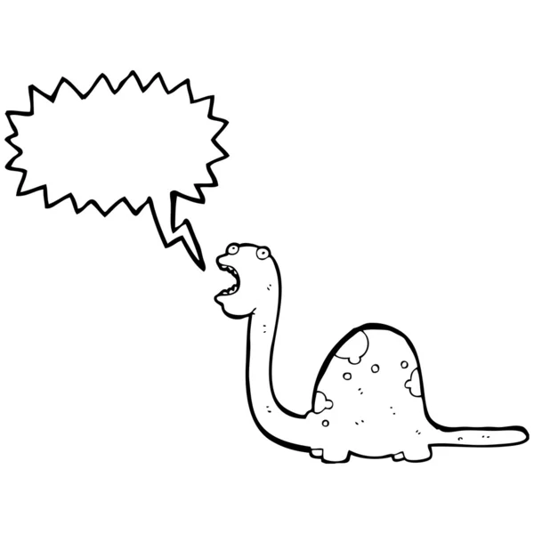 Dinosauro pazzo — Vettoriale Stock