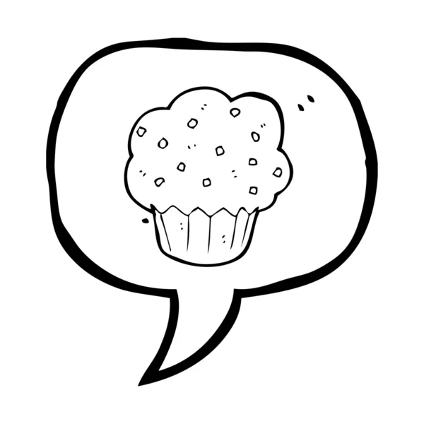 Falando sobre cupcakes —  Vetores de Stock