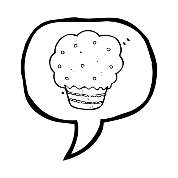 Talking about cupcakes — Stock Vector