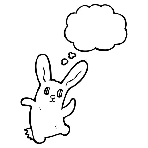 Смішний танцюючий зомбі кролик — стоковий вектор