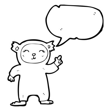 Çocuk ayı kıyafeti