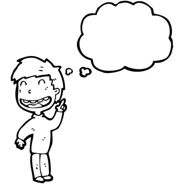 fikir sırıtış çocuk