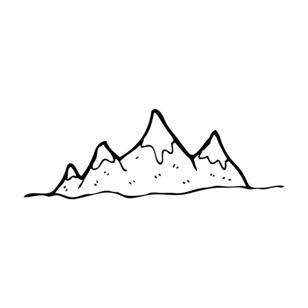 पर्वत श्रृंखला — स्टॉक वेक्टर