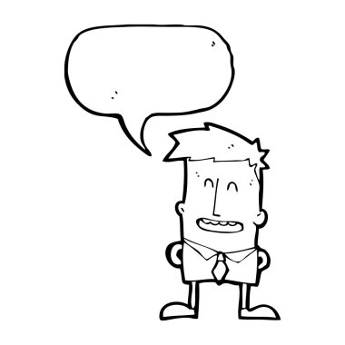 zencefil çocuk ile konuşma balonu