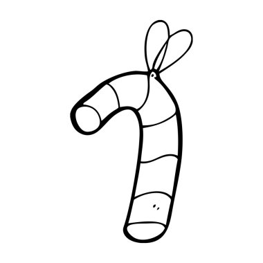 şeker kamışı Noel dekorasyon