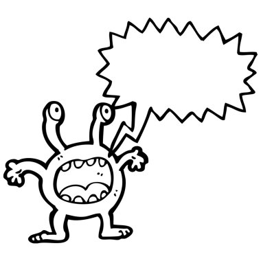 küçük yabancı bağırarak