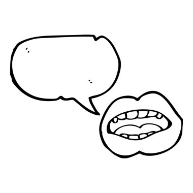 Spooky halloween dudaklar