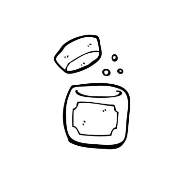 cork kapaklı küçük pot