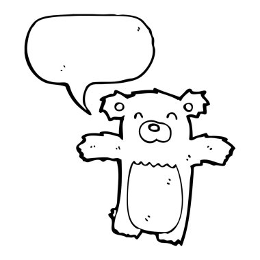 Şirin küçük ayı.