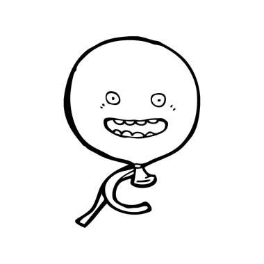 mutlu balon düşünme