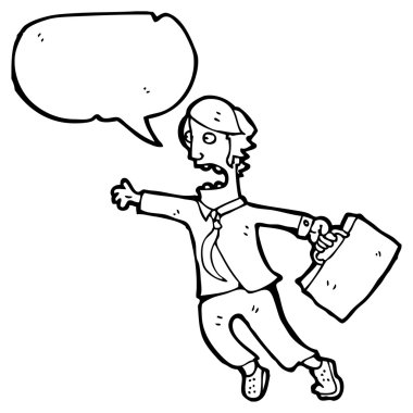 geç iş için iş adamı