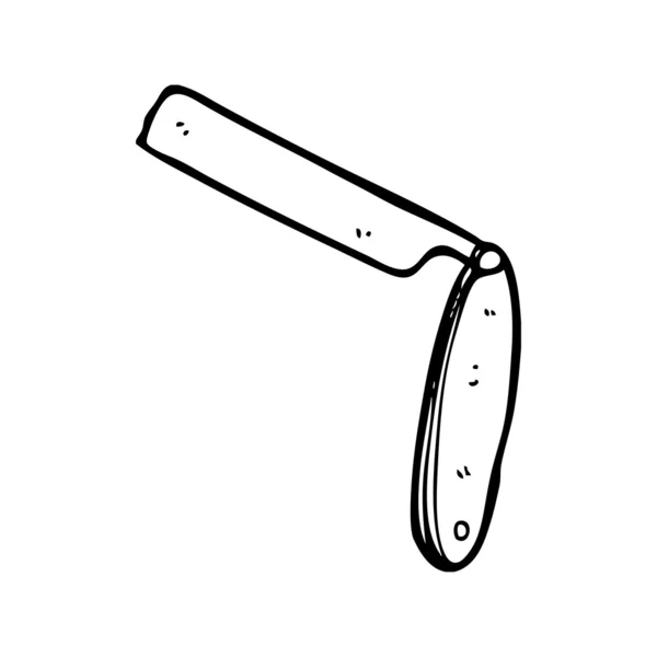 Cut throat razor — Stock Vector