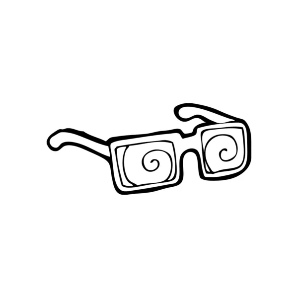 Рентгеновские очки — стоковый вектор