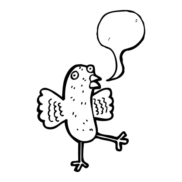Смешная птица — стоковый вектор