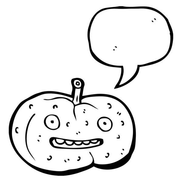 Calabaza amistosa — Vector de stock