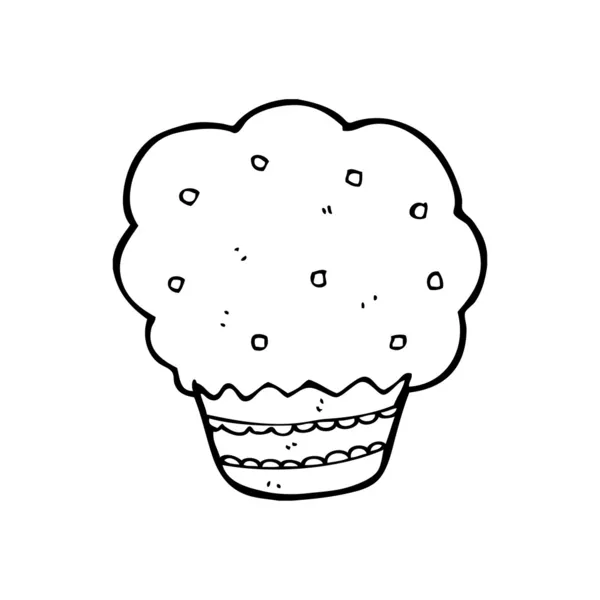 Raspberry muffin — Stock Vector