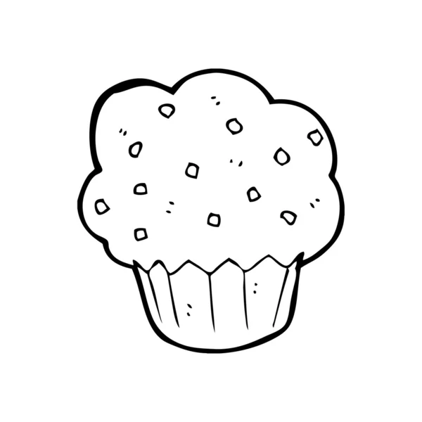 Raspberry muffin — Stock Vector