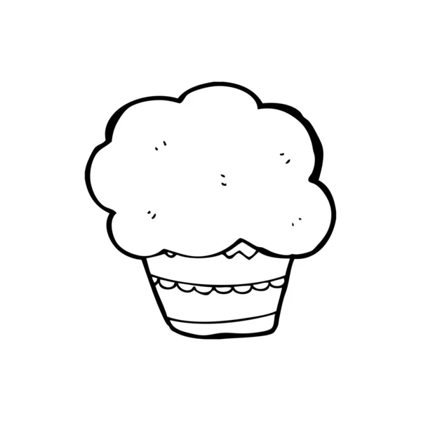 Muffin de frambuesa — Vector de stock