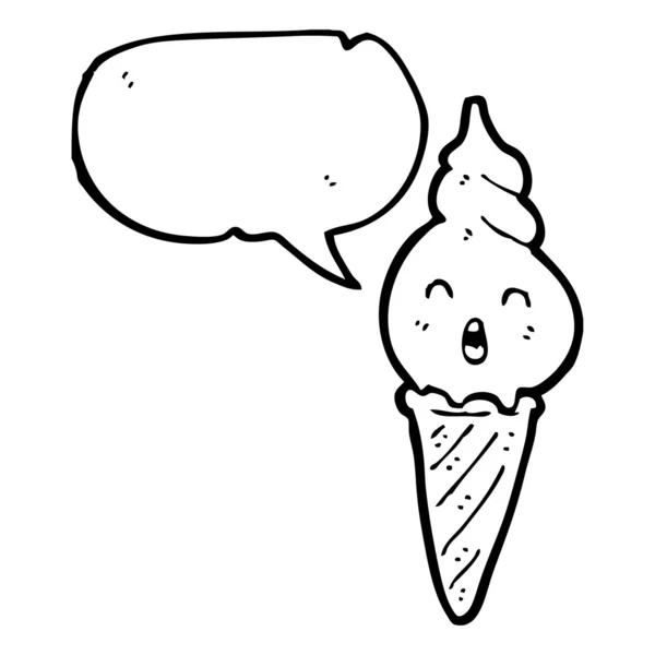 Retro zmrzlina — Stockový vektor