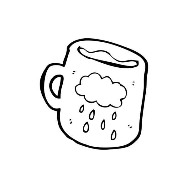 一马克杯咖啡 — 图库矢量图片